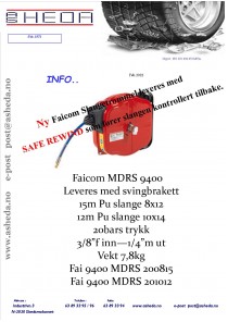 Faicom MDRS slangetrommel 2022